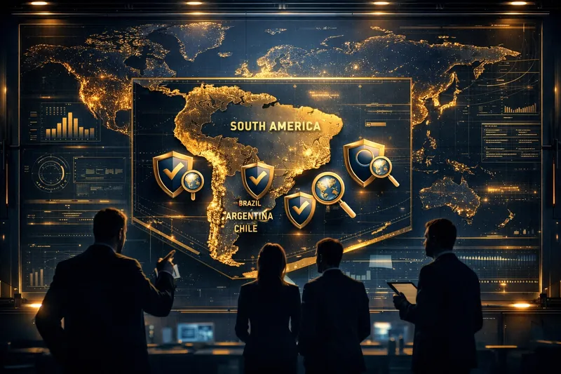 Operations situational room — continental monitoring and supply chain intelligence